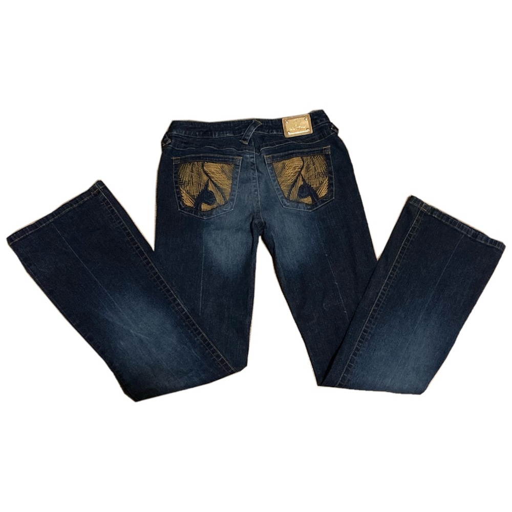 y2k babyphat flared/bootcut blue denim jeans